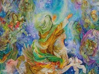 نگاهی به تابلوی «معراج» اثر استاد فرشچیان