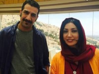 نگار عابدی و محمد نادری در رستوران روکای دربند