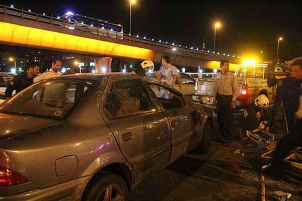 سانحه رانندگی در اتوبان تهران - کرج+عکس