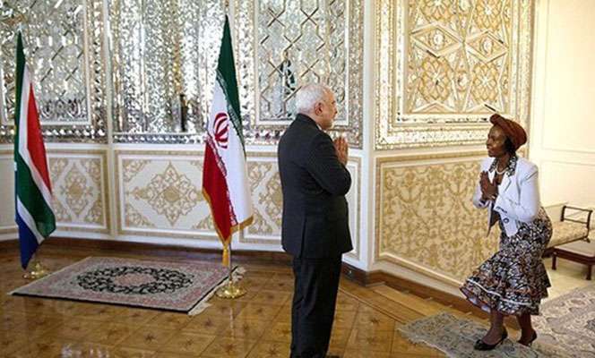 حجاب وزیر خارجه آفریقای جنوبی در تهران (عکس)