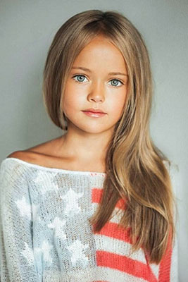 دختر ۸ ساله روسی، نهمین سوپر مدل دنیا (عکس)