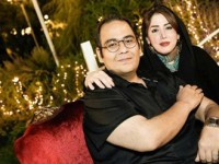رضا داوودنژاد و همسرش غزل بدیعی در حاشیه جشن