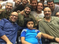 عزیزان هنرمند در دیدار دوم ایران و امریکا هم در استادیوم حضور داشتند