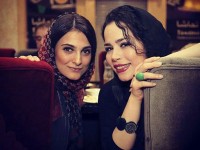 ملیکا شریفی نیا و آناهیتا دری در یک نشست هنری