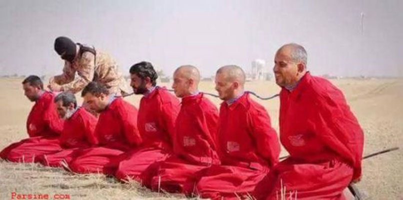 عکس:بازهم ابتکار جدید داعش در اعدام؛این بار اعدام با برق!