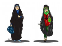 چادری‌های بدحجاب؛ پدیده ای نوظهور در خانواده های مذهبی! + عکس