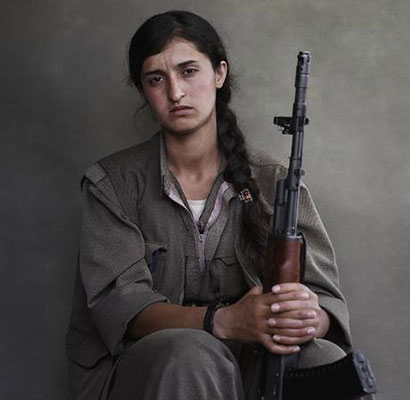 زنان مبارز ضد داعش + عکس