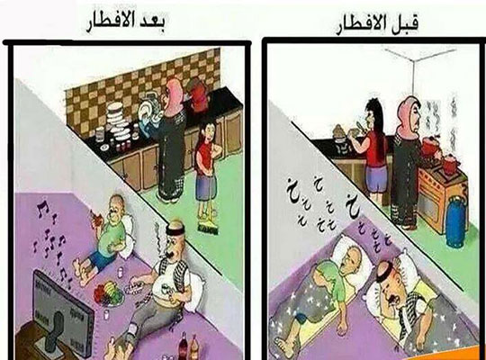 تفاوت زن و مرد در ماه رمضان