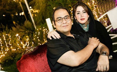 رضا داوودنژاد و همسرش غزل بدیعی در حاشیه جشن