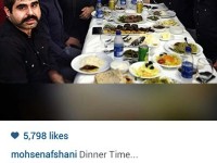 دوستان در ضیافتِ «پس از افطار» که سعید عرب برای رفقایش در یکی از رستوران های معروف شمال تهران تدارک دیده بود