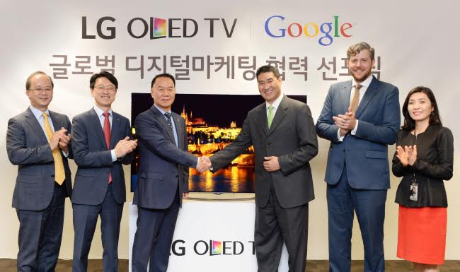 همکاری شرکت گوگل و ال‌جی الکترونیکس در زمینه تلویزیون‌های OLED