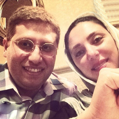 مهسا کرامتی و همسرش راما قویدل در یک سلفیِ عشقولانه!
