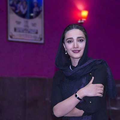مینا خانم ساداتی در یک مراسم سینمایی