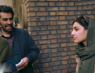 هستی مهدوی فر و شهاب حسینی در نمایی از فیلم جدیدشان
