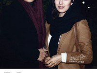 آناهیتا افشار و شبنم خانم مقدمی در حاشیه یک مراسم سینمایی