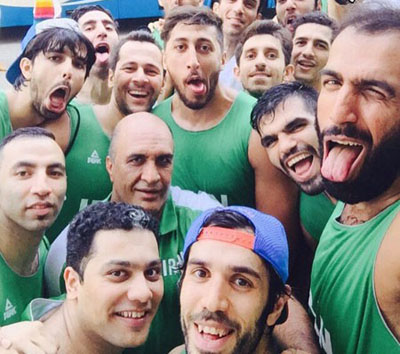بله! این عزیزانی که مشاهده می‌کنید اعضای تیم «ملی» بسکتبال ایران هستند