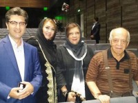 امیر حسین مدرس و همسر جان در کنار زوج هنرمند و دوست داشتنی، مهوش وقاری و محسن قاضی مرادی