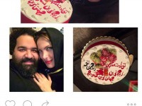 تصاویری از جشن تولدی که رضا صادقی برای همسرش گرفته است