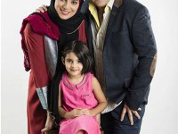 عکس آتلیه ای روشنک عجمیان و خانواده محنرم