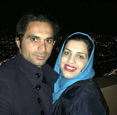 آخرین سلفی هادی نوروزی و همسر عزیزش. روحش شاد