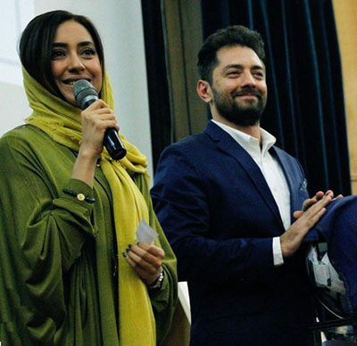 بهاره کیان افشار و بهرام رادان در حاشیه یک مراسم
