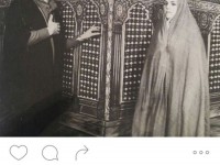 افسانه چهره آزاد و شاهرخ فروتنیان در قالب عکس های معروفی که سندِ زیارت مشهد مقدس در آن سال ها بود!
