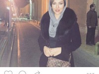 لیلا خانم اوتادی در حال اصفهان گردی
