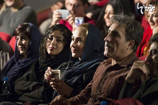 آنا نعمتی و هنگامه حمیدزاده در مراسم اکران خصوصی فیلم خواب تلخ
