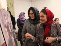 آزاده زارعی و لیلا بلوکات در مراسم اکران یک فیلم