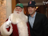 بن افلک در کنار بابانوئل +عکس