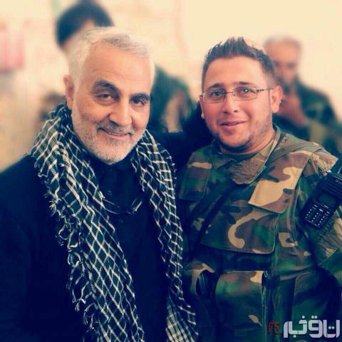 سردار سلیمانی با تیپ اسپرت در شمال حلب+ عکس