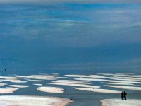 تراز سطح آب د‌‌ریاچه ارومیه ۴۴ سانتیمتر افزایش یافت