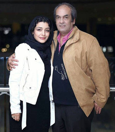 ساره بیات و پدر عزیزش در یک جشنواره هنری