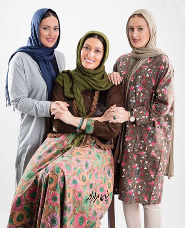 عکس آتلیه ای سودابه بیضایی و خواهرانش برای یک مجله
