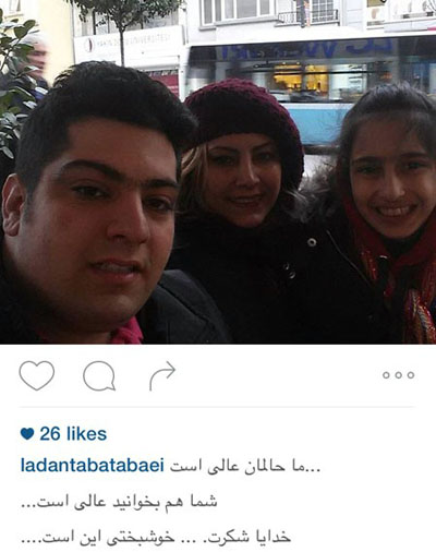 لادن طباطبایی و فرزندانش همچنان در استانبول هستند