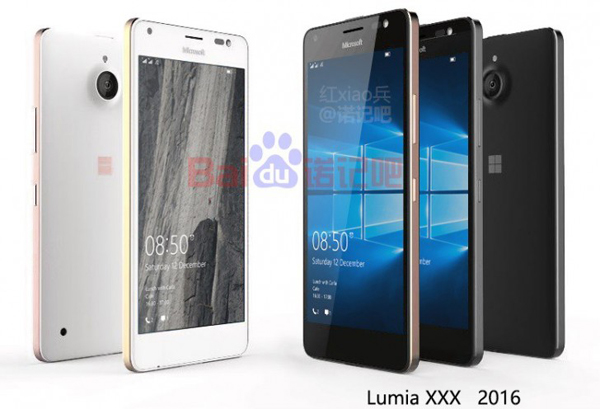 نخستین تصاویر از Lumia 850 مایکروسافت در چهار رنگ مختلف