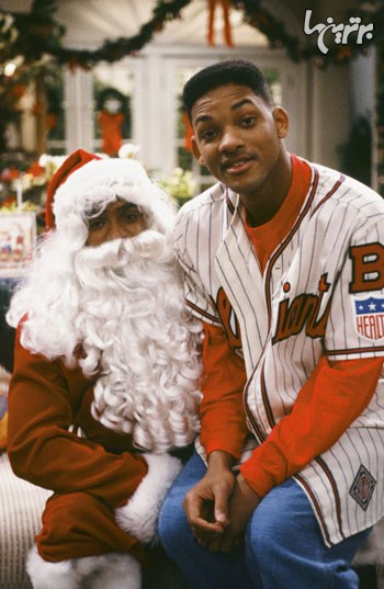 ویل اسمیت در کنار بابانوئل +عکس
