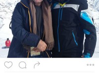 این که رضا گلزار با مهران رجبی عکس یادگاری گرفته است خیلی عجیب نیست، این موضوع عجیب است که مهران رجبی هم به اسکی میرود!