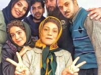عکسی جالب از پشت صحنه فیلم سینمایی زاپاس، با حضور احمد مهرانفر، شبنم مقدمی، الناز حبیبی و سایر همکاران