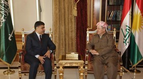 تحولات خاورمیانه؛محور دیدار بارزانی با سفیر عربستان در عراق