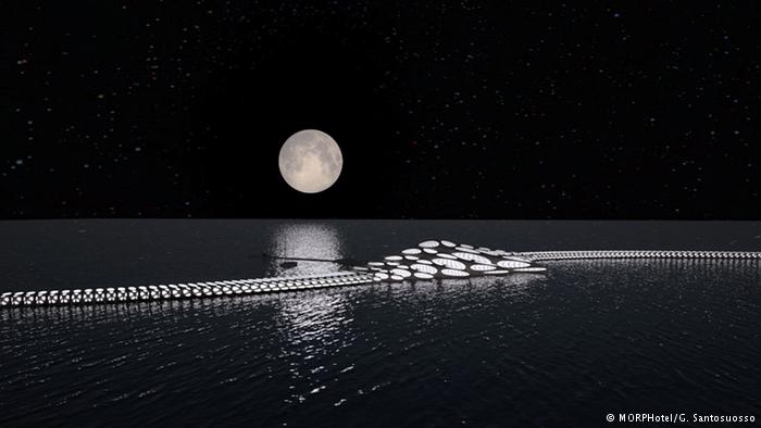 تصویری/ هتل شناور روی دریا؛ ایده ‌یک مهندس ایتالیایی برای آیندگان