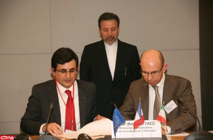 امضای تفاهم‌نامه همکاری ICT ایران و فرانسه بدون حضور وزیر فرانسوی