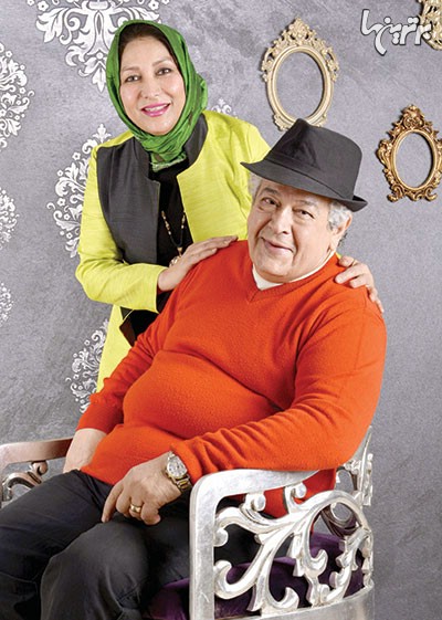 عکس آتلیه ای آقا رضا فیاضی دوست داشتنی و همسر محترمشان