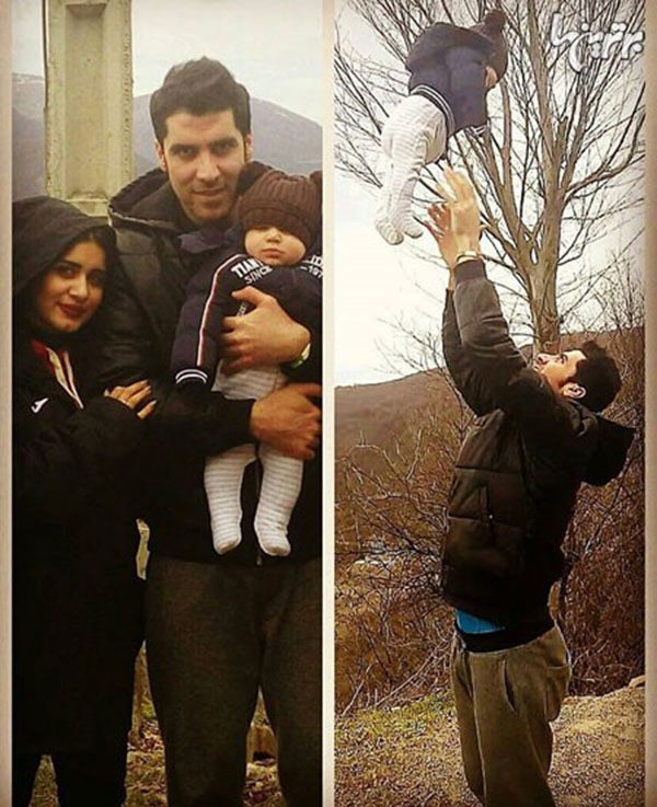 عکس خانوادگی شهرام محمودی در حال گشت و گذار
