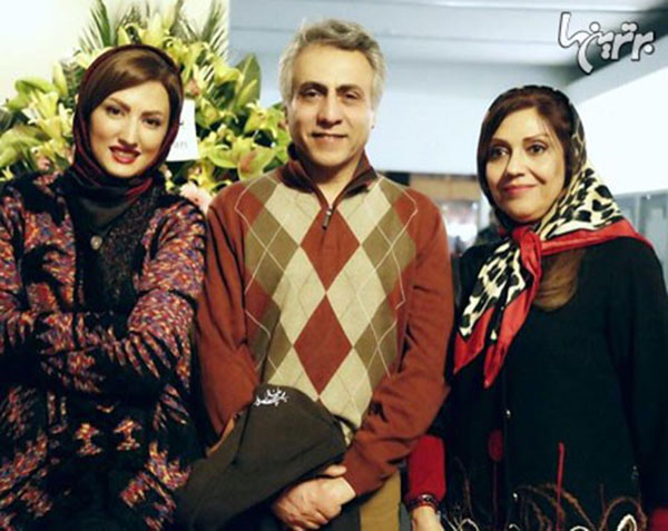عکس یادگاری سمیرا حسینی در کنار بیژن امکانیان عزیز و همسر جان
