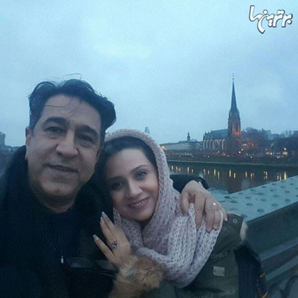 فلورا سام و همسر هنرمندش مجید اوجی هم در حال گشت و گذار در خارج هستند