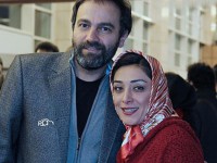 آرش مجیدی به همراه همسر محترم در کاخ جشنواره