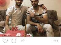 جشن تولد بیست و سه سالگی احمد نوراللهی ستاره آینده دار فوتبال کشورمان در کنار مهدی طارمی، یکی دیگر از امید های آینده فوتبال ایران