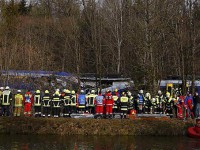 فیلم/ برخورد مرگبار دو قطار مسافربری در آلمان
