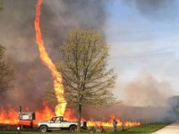 نمونه یک گردباد آتشین + عکس